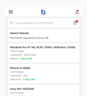 Baqqla UI screenshot