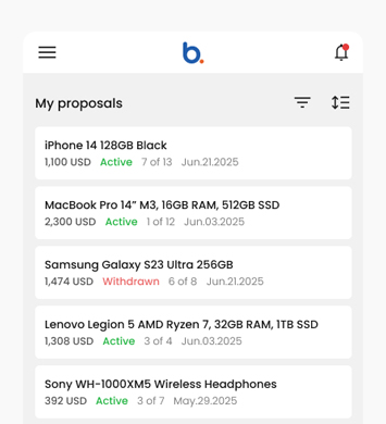 Baqqla UI screenshot